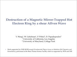 Destruction of a Magnetic Mirror-Trapped Hot Electron Ring