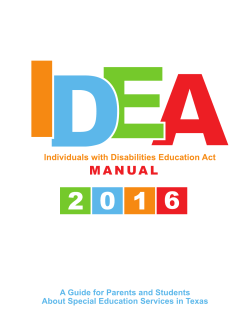 PDF: IDEA MANUAL - 2016 Edition
