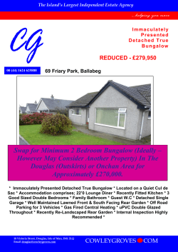 Swap for Minimum 2 Bedroom Bungalow