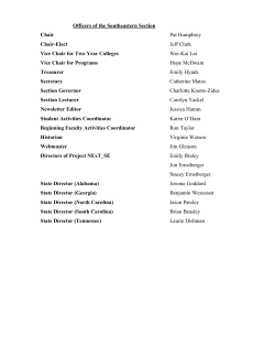 Joint Conference - MAA Sections - Mathematical Association of