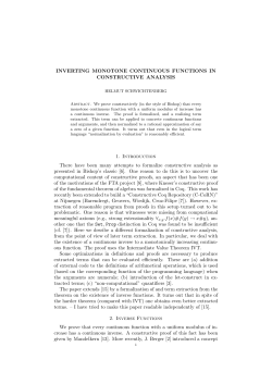 Inverting monotone continuous functions in constructive analysis