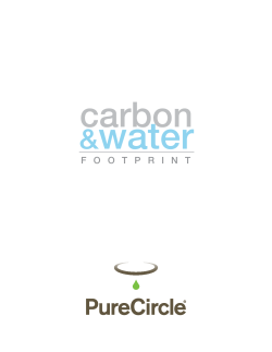 Pure Circle Carbon and Water Footprint