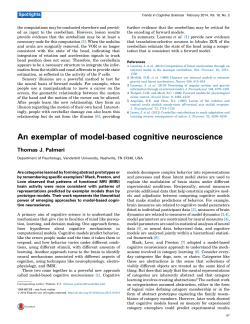 An exemplar of model-based cognitive neuroscience