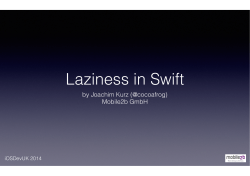 Lazy Infinite Sequences in Swift.key