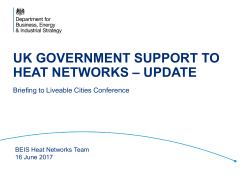 Guy Boulby, Head of Heat Networks Policy and HNIP Pilot
