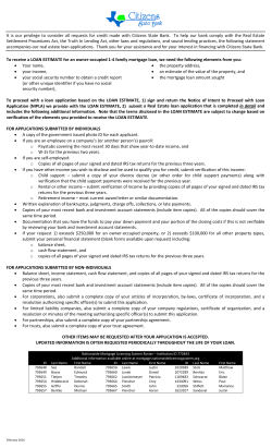 It is our privilege to consider all requests for credit made with