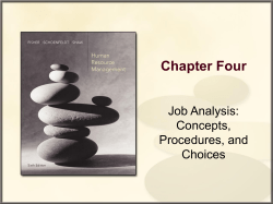 Phase 2: The Methods of Job Analysis