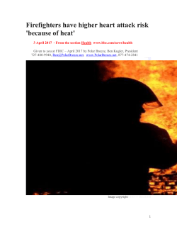 Heart Attack risk due to heat