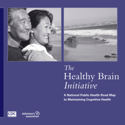Healthy Brain Initiative - Alzheimer`s Association