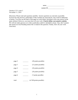 Exam 3