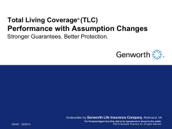 Total Living Coverage &reg; (TLC) Performance with