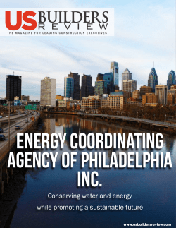 Conserving water and energy while promoting a sustainable future