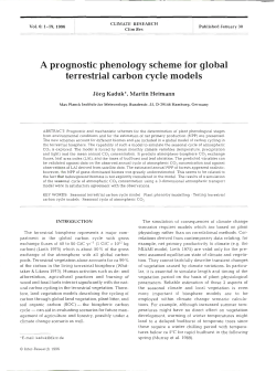 A prognostic phenology scheme for global terrestrial carbon cycle