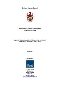 Affordable Housing Development Economics Study