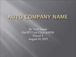Auto Company Name