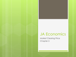 JA Economics - ScarletBusinessEconomics