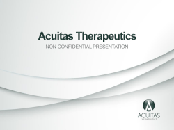 non-confidential presentation