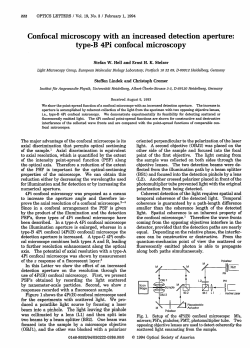 Confocal microscopy with an increased detection