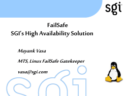Linux FailSafe