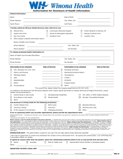 Medical Release of Information