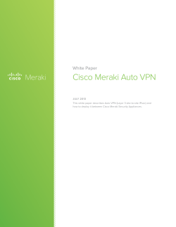 Auto VPN Whitepaper