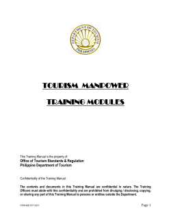 (TG10-001-v2) SEMINAR-WORKSHOP ON