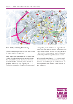 ROUTE 6 &ndash; FROM THE SUPER C ALONG THE INNER RING From