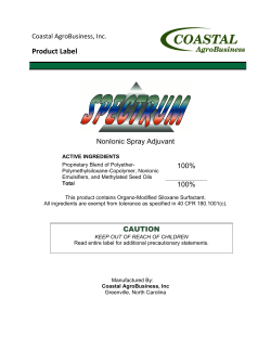 Spectrum Label - Coastal AgroBusiness