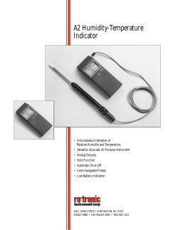 A2 Humidity-Temperature Indicator