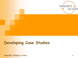 Case Studies Writing