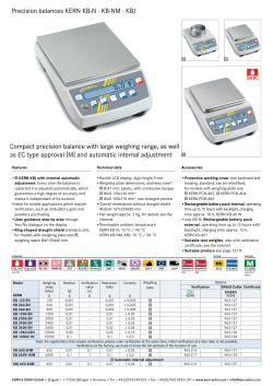 Precision balances KERN KB-N &middot; KB