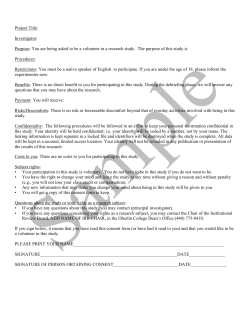 Sample Form B - Oberlin College