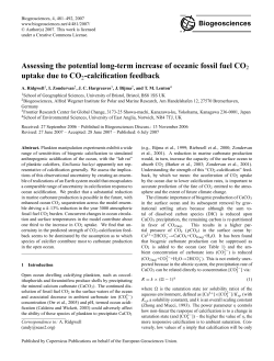 Assessing the potential long-term increase of oceanic fossil fuel CO2