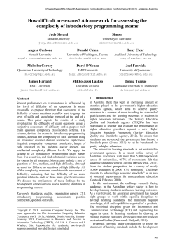 A framework for assessing the complexity of introductory