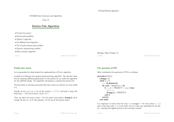 Shortest Path Algorithms