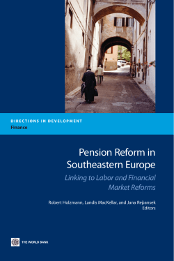 Pension Reform in Southeastern Europe