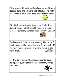 There were 46 balls on the playground. 20 were soccer balls and 15