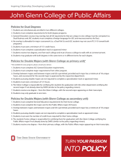 Dual Degrees and Double Majors.indd