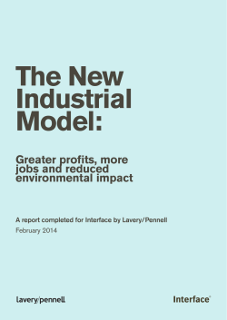 Greater profits, more jobs and reduced environmental impact