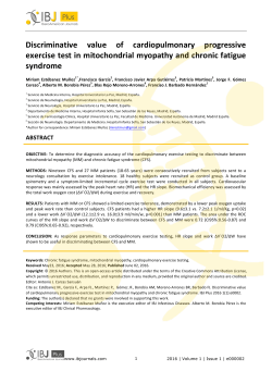 Discriminative value of cardiopulmonary progressive