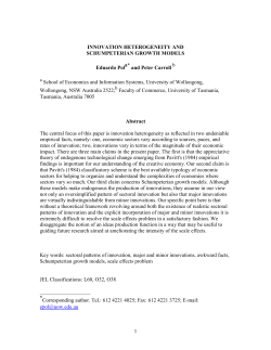 innovation heterogeneity and