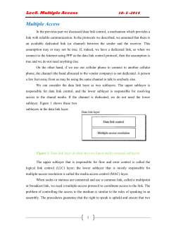 Lec8. Multiple Access
