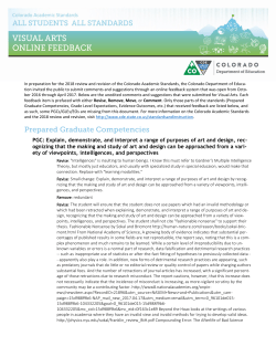 PGC: Explain, demonstrate, and interpret a range of purposes of art