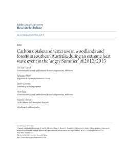 Carbon uptake and water use in woodlands and