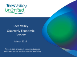 Tees Valley Quarterly Economic Review