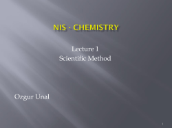 NIS - chemIstry