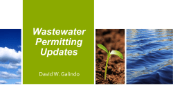 Water Quality Division David W. Galindo