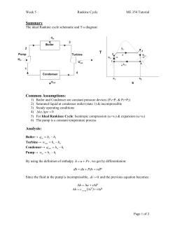 ME 354 Tutorial, Week# 2 &ndash; Ideal Gas