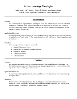 Active Learning Strategies