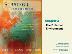 Strategic Management 6e. - Hitt, Hoskisson, and Ireland